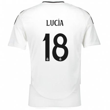 Kandiny Herren Lucia Rodriguez #18 Weiß Heimtrikot Trikot 2024/25 T-Shirt