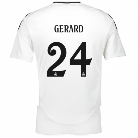 Kandiny Herren Meline Gerard #24 Weiß Heimtrikot Trikot 2024/25 T-Shirt