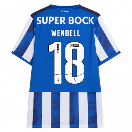 Kandiny Herren Wendell #18 Blau Weiß Heimtrikot Trikot 2024/25 T-Shirt