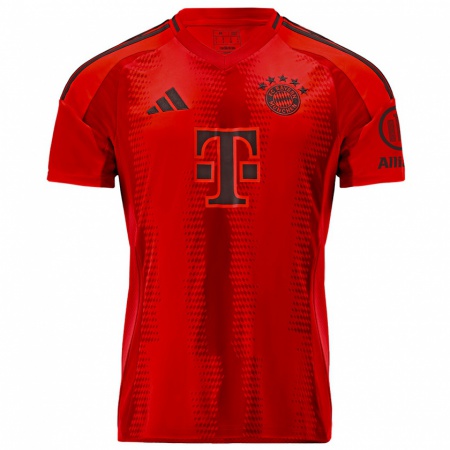 Kandiny Herren Tom Hülsmann #43 Rot Heimtrikot Trikot 2024/25 T-Shirt