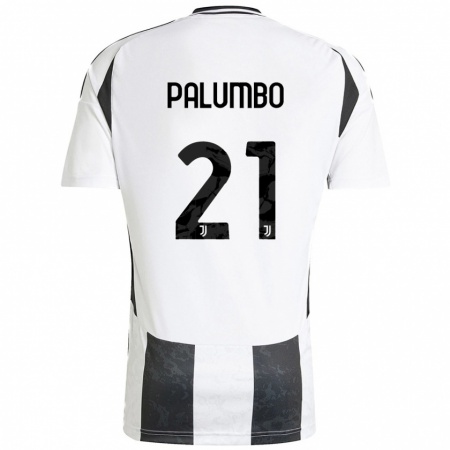 Kandiny Herren Martin Palumbo #21 Weiß Schwarz Heimtrikot Trikot 2024/25 T-Shirt