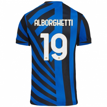 Kandiny Herren Lisa Alborghetti #19 Blau Schwarz Heimtrikot Trikot 2024/25 T-Shirt