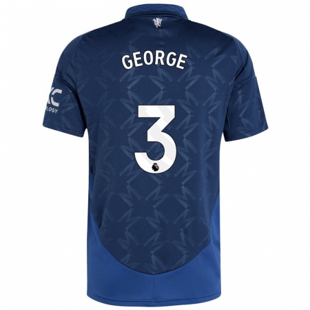 Kandiny Herren Gabby George #3 Indigo Auswärtstrikot Trikot 2024/25 T-Shirt