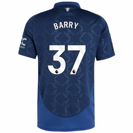 Kandiny Herren Keira Barry #37 Indigo Auswärtstrikot Trikot 2024/25 T-Shirt