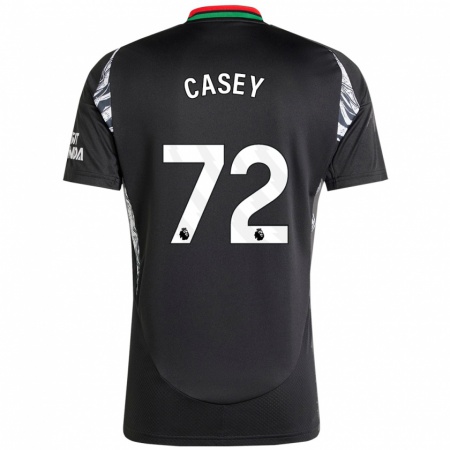 Kandiny Herren Dan Casey #72 Schwarz Auswärtstrikot Trikot 2024/25 T-Shirt