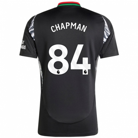 Kandiny Herren Samuel Chapman #84 Schwarz Auswärtstrikot Trikot 2024/25 T-Shirt