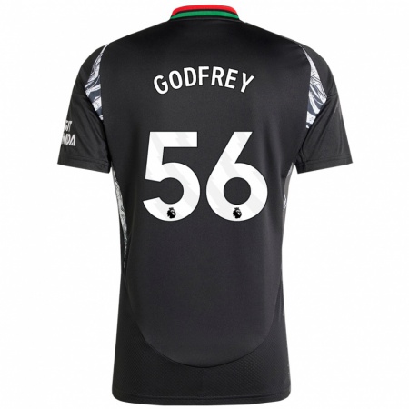 Kandiny Herren Freya Godfrey #56 Schwarz Auswärtstrikot Trikot 2024/25 T-Shirt