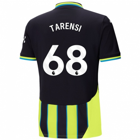 Kandiny Herren Oscar Tarensi #68 Blaugelb Auswärtstrikot Trikot 2024/25 T-Shirt