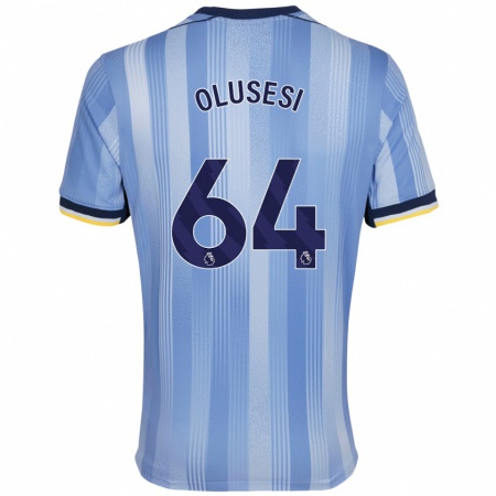 Kandiny Herren Callum Olusesi #64 Hellblau Auswärtstrikot Trikot 2024/25 T-Shirt