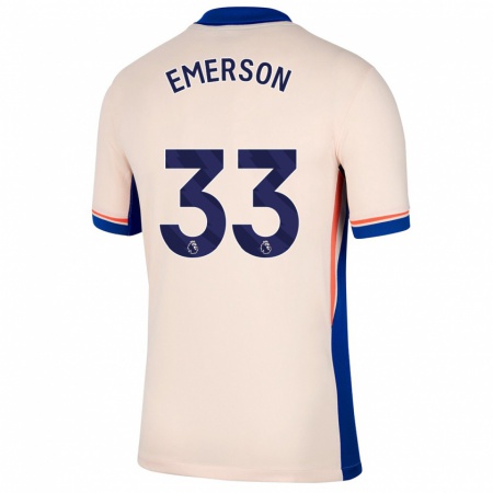 Kandiny Herren Emerson #33 Hellbeige Auswärtstrikot Trikot 2024/25 T-Shirt