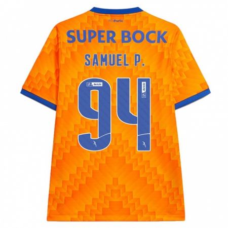 Kandiny Herren Samuel Portugal #94 Orange Auswärtstrikot Trikot 2024/25 T-Shirt