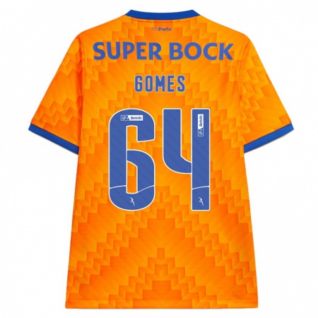 Kandiny Herren Luís Gomes #64 Orange Auswärtstrikot Trikot 2024/25 T-Shirt