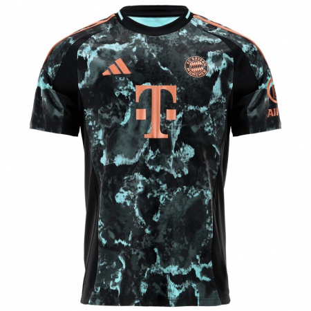 Kandiny Herren Benedikt Wimmer #0 Schwarz Auswärtstrikot Trikot 2024/25 T-Shirt