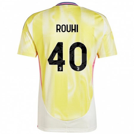 Kandiny Herren Jonas Rouhi #40 Solargelb Auswärtstrikot Trikot 2024/25 T-Shirt