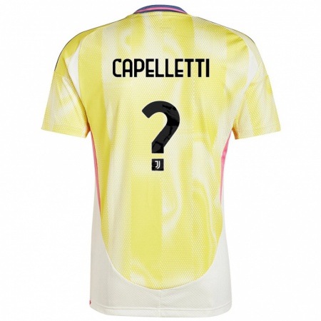 Kandiny Herren Alessia Capelletti #0 Solargelb Auswärtstrikot Trikot 2024/25 T-Shirt