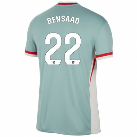 Kandiny Herren Adnane Bensaad #22 Hellbeige Blau Auswärtstrikot Trikot 2024/25 T-Shirt