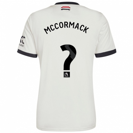 Kandiny Herren Rafe Mccormack #0 Cremeweiß Ausweichtrikot Trikot 2024/25 T-Shirt