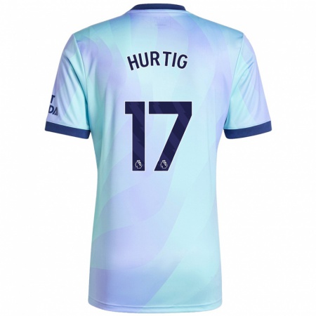 Kandiny Herren Lina Hurtig #17 Aquamarin Ausweichtrikot Trikot 2024/25 T-Shirt