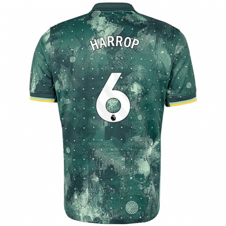 Kandiny Herren Kerys Harrop #6 Mintgrün Ausweichtrikot Trikot 2024/25 T-Shirt