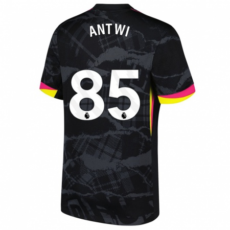 Kandiny Herren Genesis Antwi #85 Schwarz Rosa Ausweichtrikot Trikot 2024/25 T-Shirt