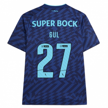 Kandiny Herren Deniz Gül #27 Marineblau Ausweichtrikot Trikot 2024/25 T-Shirt