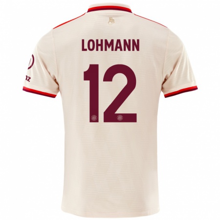 Kandiny Herren Sydney Lohmann #12 Leinen Ausweichtrikot Trikot 2024/25 T-Shirt