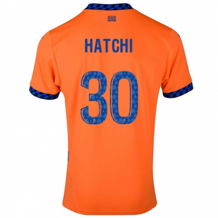 Kandiny Herren Anaïs Hatchi #30 Orange Dunkelblau Ausweichtrikot Trikot 2024/25 T-Shirt