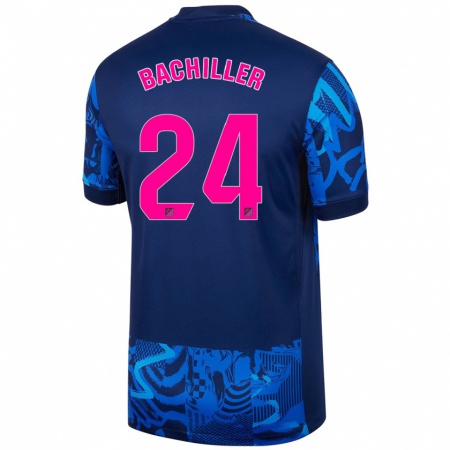 Kandiny Herren Iker Bachiller #24 Königsblau Ausweichtrikot Trikot 2024/25 T-Shirt