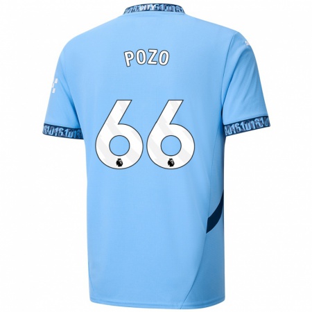 Kandiny Damen Iker Pozo #66 Marineblau Heimtrikot Trikot 2024/25 T-Shirt