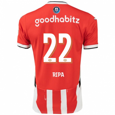 Kandiny Damen Chimera Ripa #22 Rot Weiß Heimtrikot Trikot 2024/25 T-Shirt