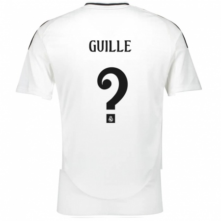 Kandiny Damen Guille López #0 Weiß Heimtrikot Trikot 2024/25 T-Shirt