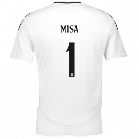 Kandiny Damen Misa Rodríguez #1 Weiß Heimtrikot Trikot 2024/25 T-Shirt