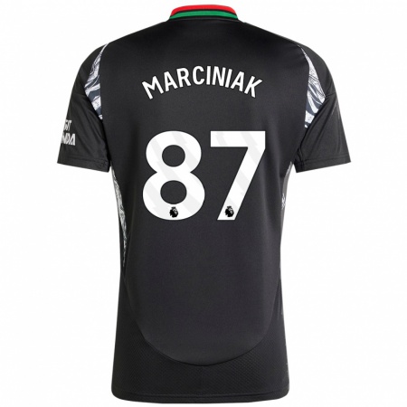 Kandiny Damen Alex Marciniak #87 Schwarz Auswärtstrikot Trikot 2024/25 T-Shirt