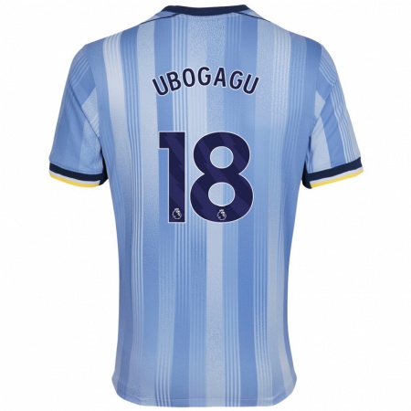 Kandiny Damen Chioma Ubogagu #18 Hellblau Auswärtstrikot Trikot 2024/25 T-Shirt