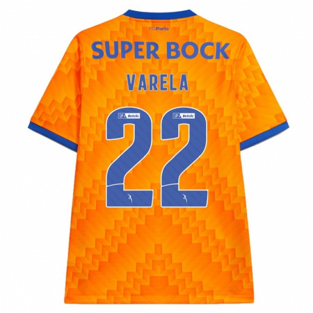 Kandiny Damen Alan Varela #22 Orange Auswärtstrikot Trikot 2024/25 T-Shirt