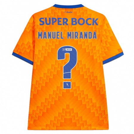 Kandiny Damen Manuel Miranda #0 Orange Auswärtstrikot Trikot 2024/25 T-Shirt