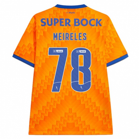 Kandiny Damen Jorge Meireles #78 Orange Auswärtstrikot Trikot 2024/25 T-Shirt