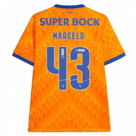 Kandiny Damen Joao Marcelo #43 Orange Auswärtstrikot Trikot 2024/25 T-Shirt