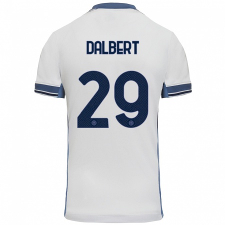 Kandiny Damen Dalbert #29 Weißgrau Auswärtstrikot Trikot 2024/25 T-Shirt