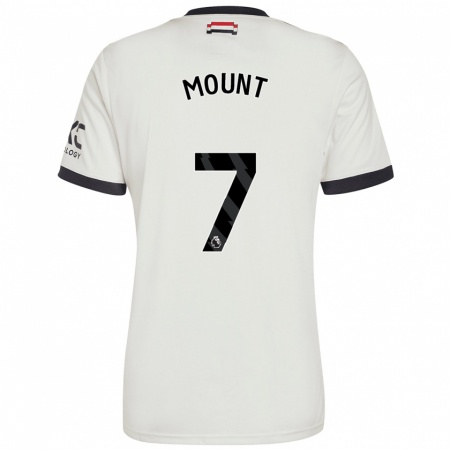 Kandiny Damen Mason Mount #7 Cremeweiß Ausweichtrikot Trikot 2024/25 T-Shirt