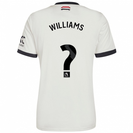 Kandiny Damen Joe Williams #0 Cremeweiß Ausweichtrikot Trikot 2024/25 T-Shirt