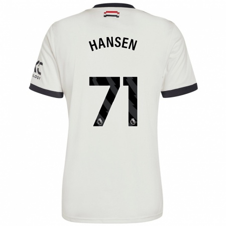 Kandiny Damen Isak Hansen-Aaroen #71 Cremeweiß Ausweichtrikot Trikot 2024/25 T-Shirt