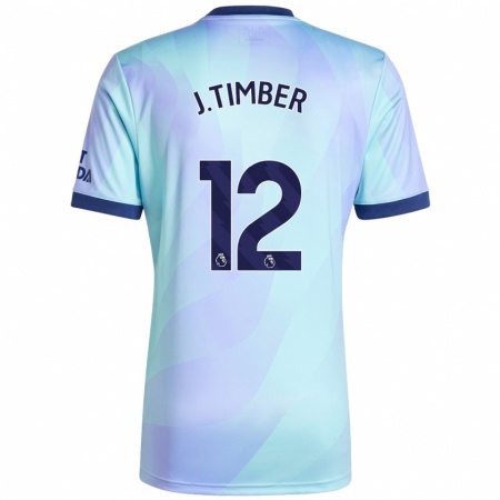 Kandiny Damen Jurrien Timber #12 Aquamarin Ausweichtrikot Trikot 2024/25 T-Shirt