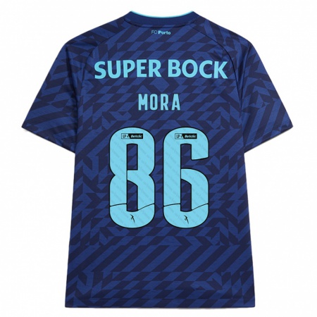 Kandiny Damen Rodrigo Mora #86 Marineblau Ausweichtrikot Trikot 2024/25 T-Shirt