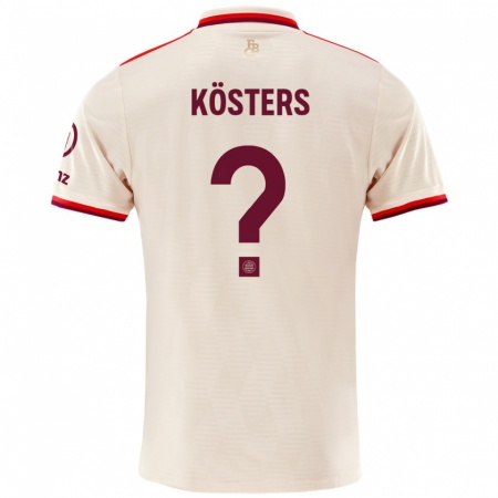 Kandiny Damen Matthias Kösters #0 Leinen Ausweichtrikot Trikot 2024/25 T-Shirt