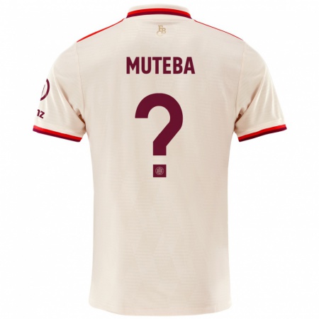 Kandiny Damen Elias Muteba #0 Leinen Ausweichtrikot Trikot 2024/25 T-Shirt