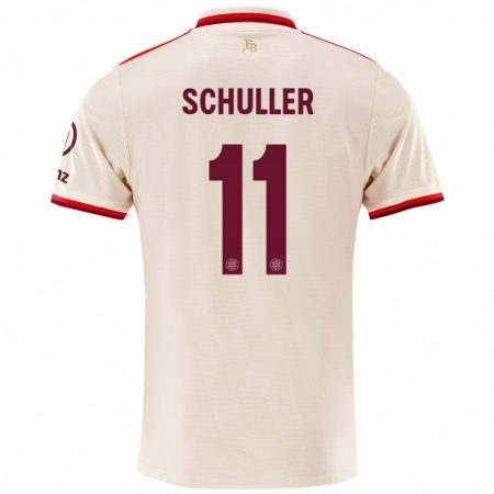 Kandiny Damen Lea Schüller #11 Leinen Ausweichtrikot Trikot 2024/25 T-Shirt