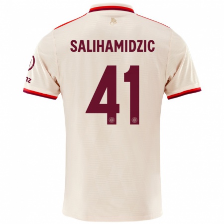 Kandiny Damen Nick Salihamidzic #41 Leinen Ausweichtrikot Trikot 2024/25 T-Shirt