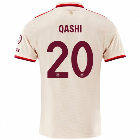 Kandiny Damen Yousef Qashi #20 Leinen Ausweichtrikot Trikot 2024/25 T-Shirt