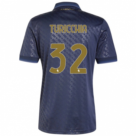 Kandiny Damen Riccardo Turicchia #32 Marineblau Ausweichtrikot Trikot 2024/25 T-Shirt